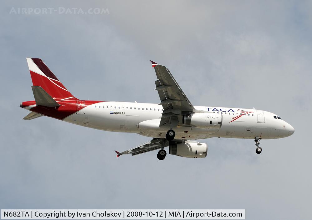 N682TA, 2008 Airbus A320-233 C/N 3581, Unusual color scheme