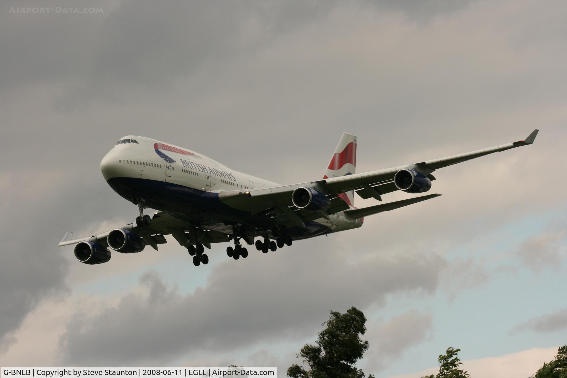 G-BNLB, 1989 Boeing 747-436 C/N 23909, Taken at London Heathrow 11th June 2008