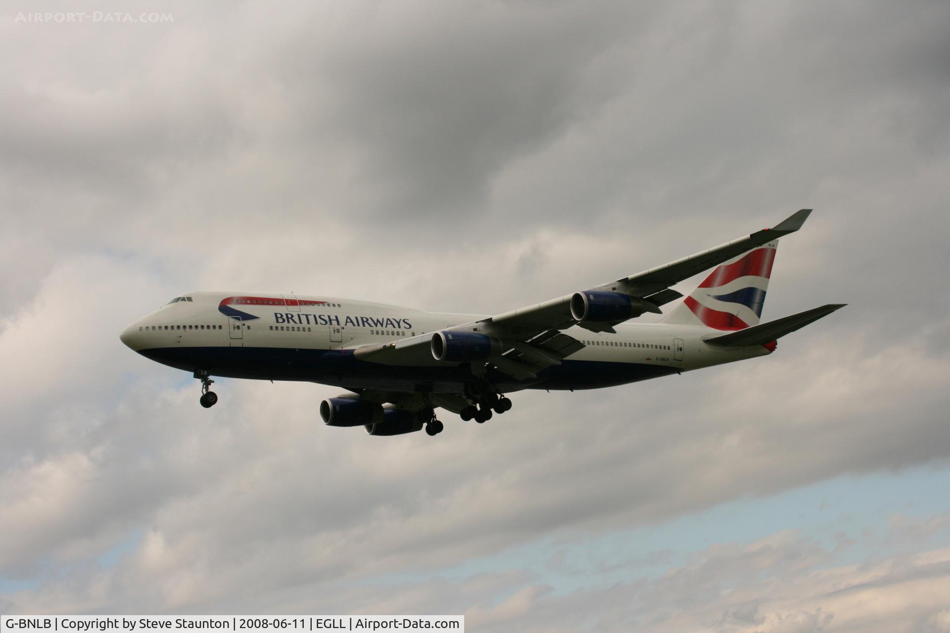 G-BNLB, 1989 Boeing 747-436 C/N 23909, Taken at London Heathrow 11th June 2008