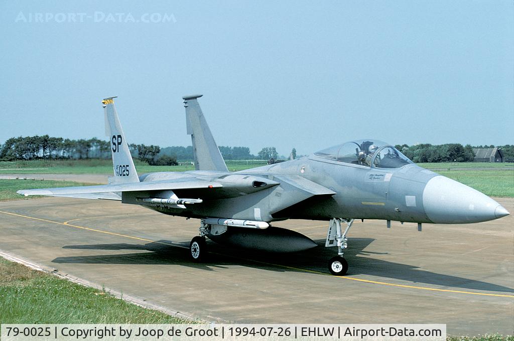 79-0025, 1980 McDonnell Douglas F-15C Eagle C/N 0557/C094, This Eagle took part in one of the major courses held at Leeuwarden.