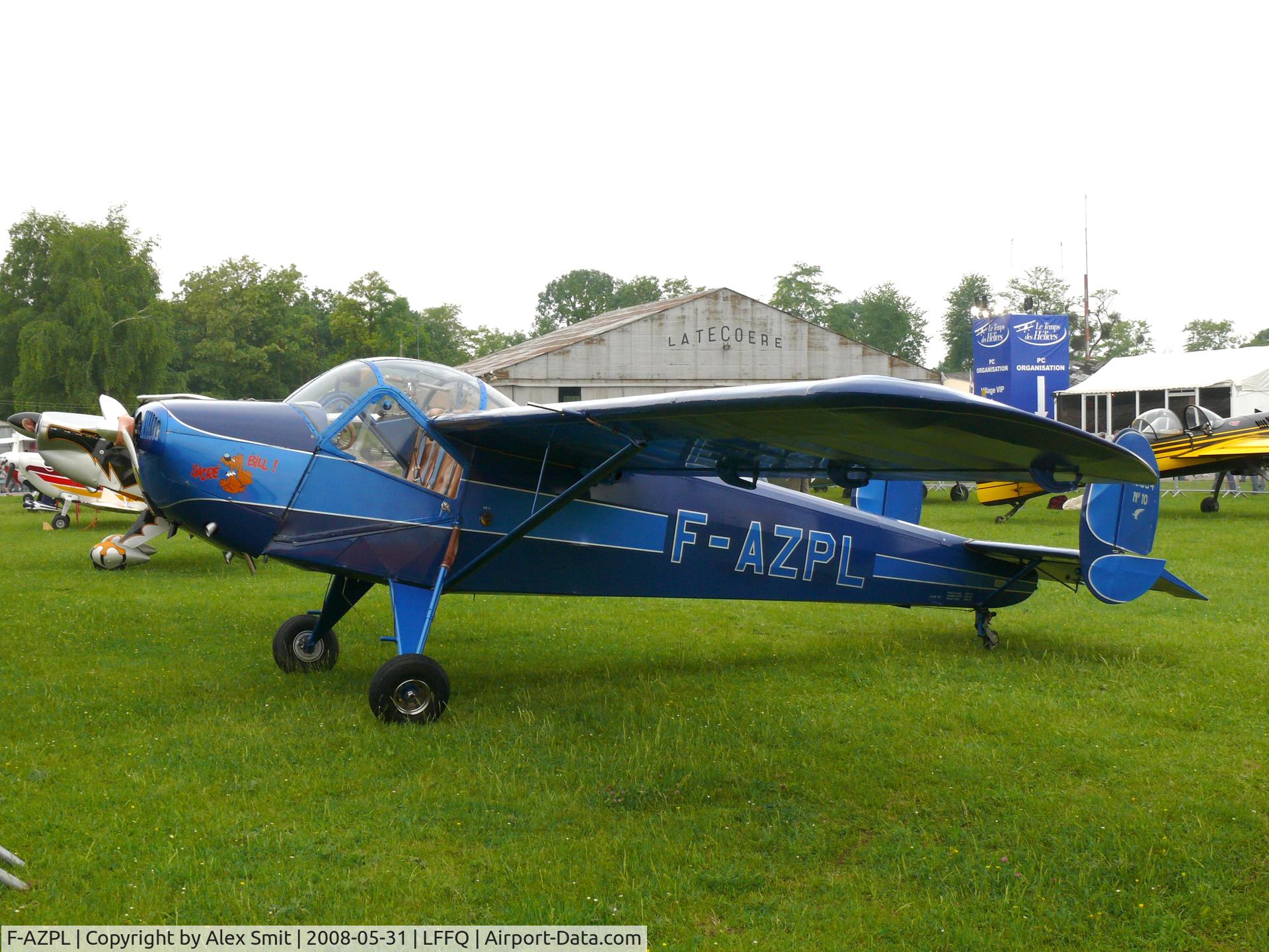 F-AZPL, Nord NC-856A Norvigie C/N 10, Nord NC854 Norvigie F-AZPL named Sacré Bill