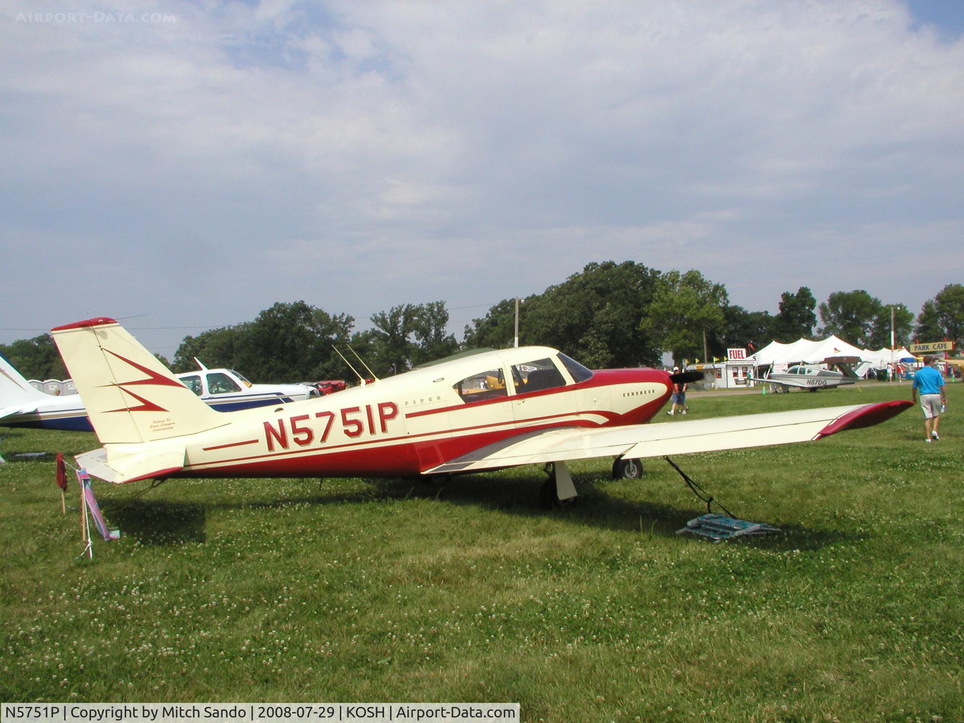 N5751P, 1959 Piper PA-24 Comanche C/N 24-826, EAA AirVenture 2008.