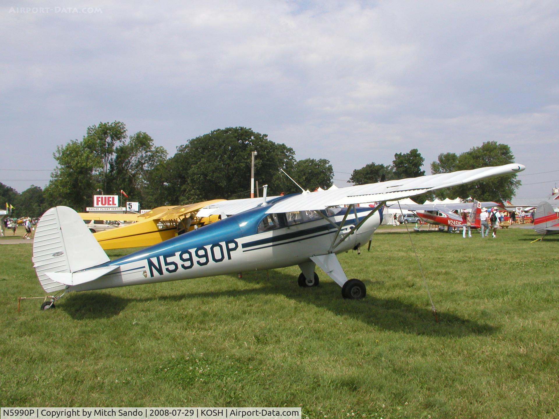 N5990P, 1946 Luscombe 8A C/N 2794, EAA AirVenture 2008.