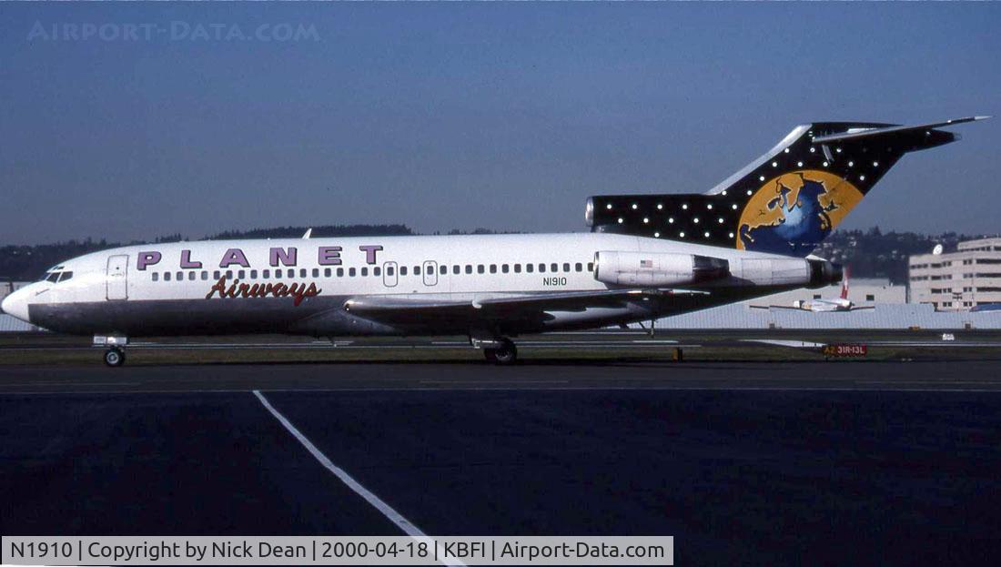 N1910, 1966 Boeing 727-23 C/N 19385, scanned from a slide