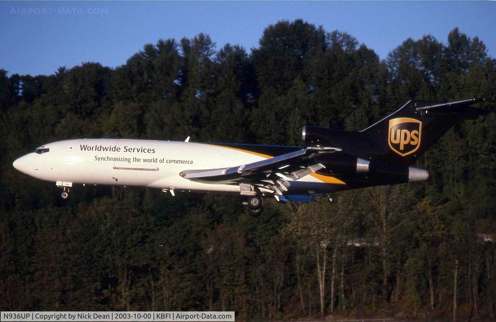 N936UP, 1967 Boeing 727-108C C/N 19503, This is a 1967 build not 1985 as noted