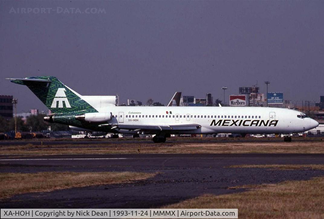 XA-HOH, 1978 Boeing 727-264 C/N 21577/1379, Scanned from a slide