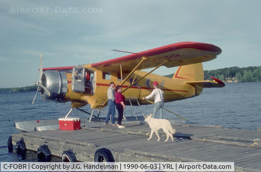 C-FOBR, 1946 Noorduyn Norseman V C/N N29-35, at Red Lake Ont