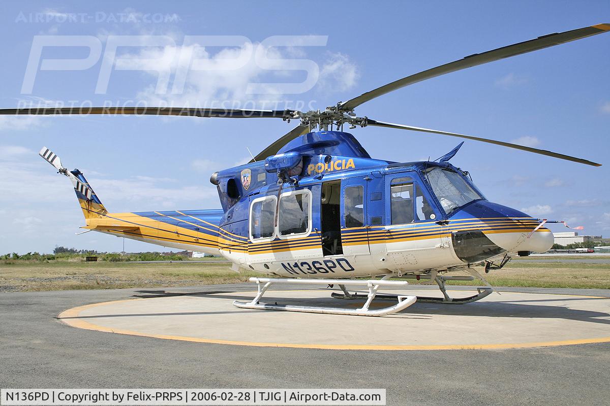 N136PD, 1999 Bell 412EP C/N 36224, Waiting for his next mission.