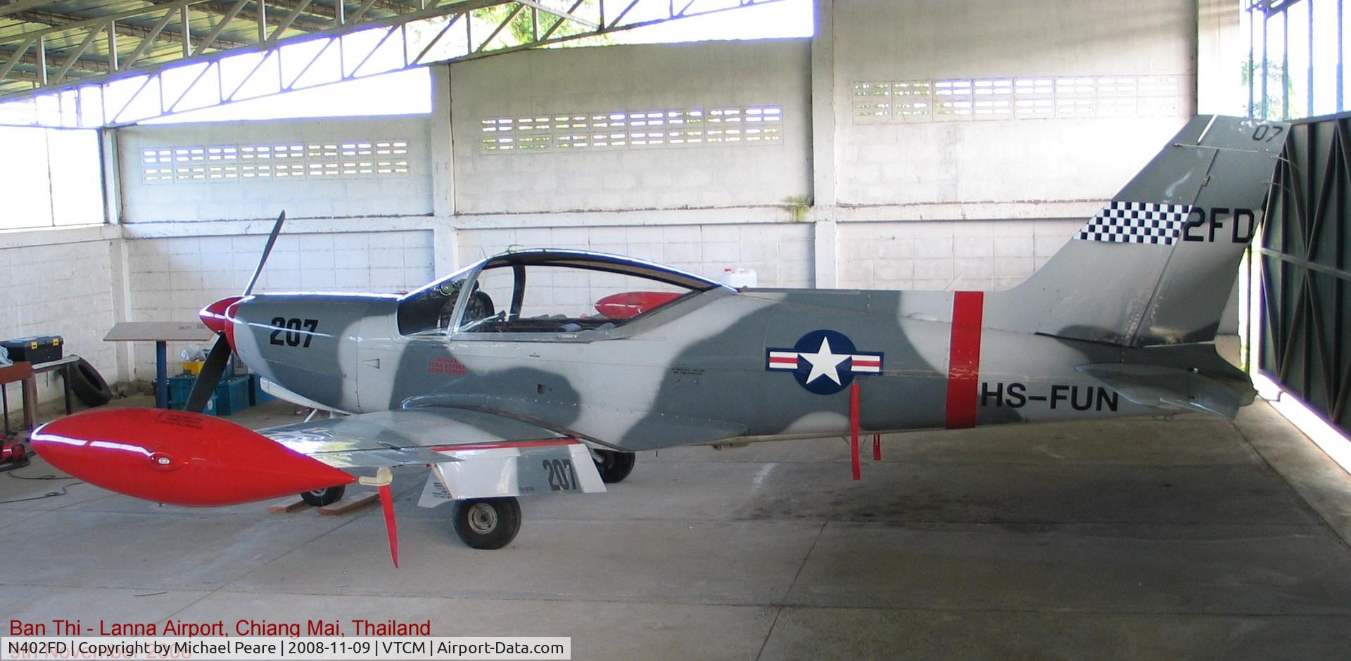 N402FD, 1990 SIAI-Marchetti SF-260D C/N 767, Aircraft now operating in North Thailand