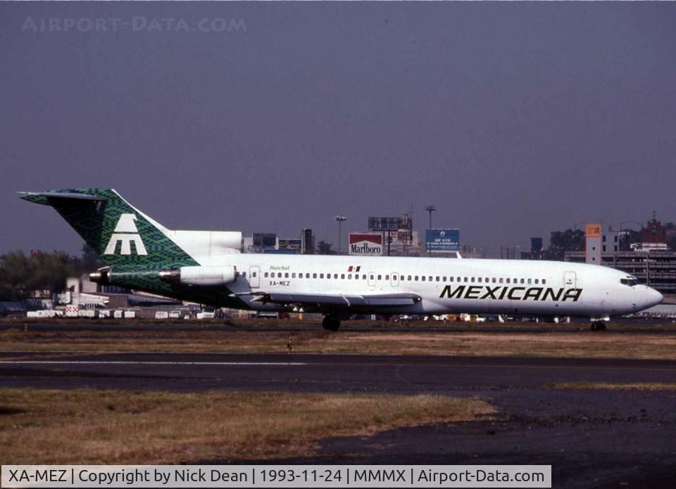 XA-MEZ, 1981 Boeing 727-264 C/N 22676, I apologize the Mexican 727 shots are poor quality scans