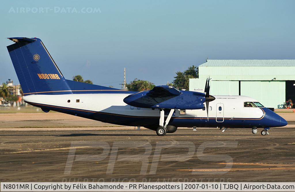 N801MR, 2004 Bombardier DHC-8-202 Dash 8 C/N 606, Run-up at BQN.