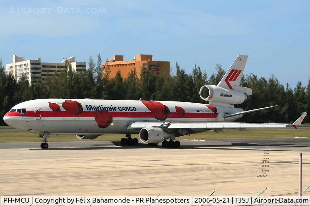 PH-MCU, 1996 McDonnell Douglas MD-11F C/N 48757, Taxing to rnw 8 at SJU.