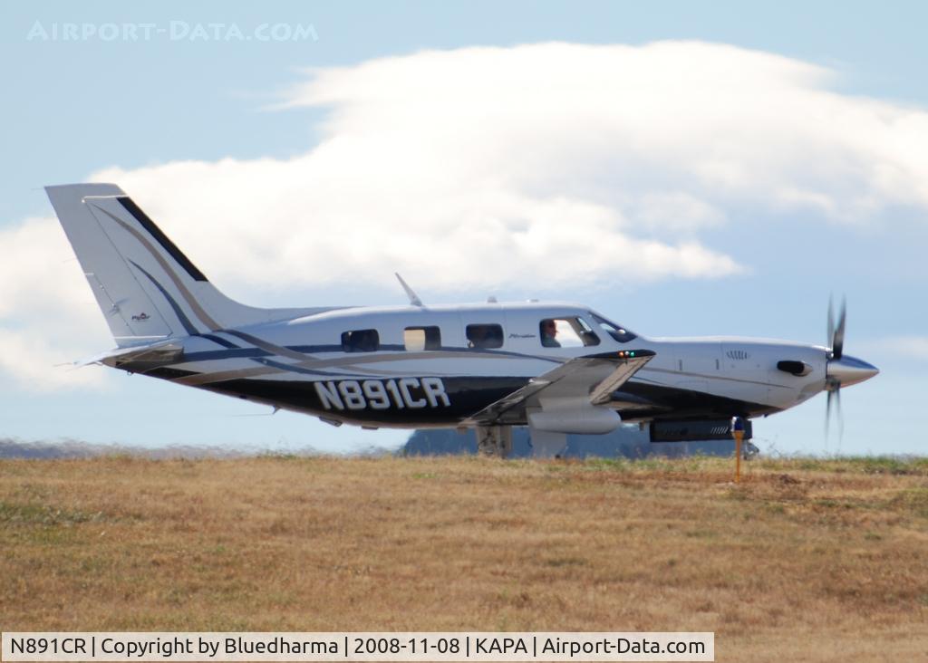 N891CR, 2007 Piper PA-46-500TP Malibu Meridian C/N 4697321, Position and Hold for 17L.