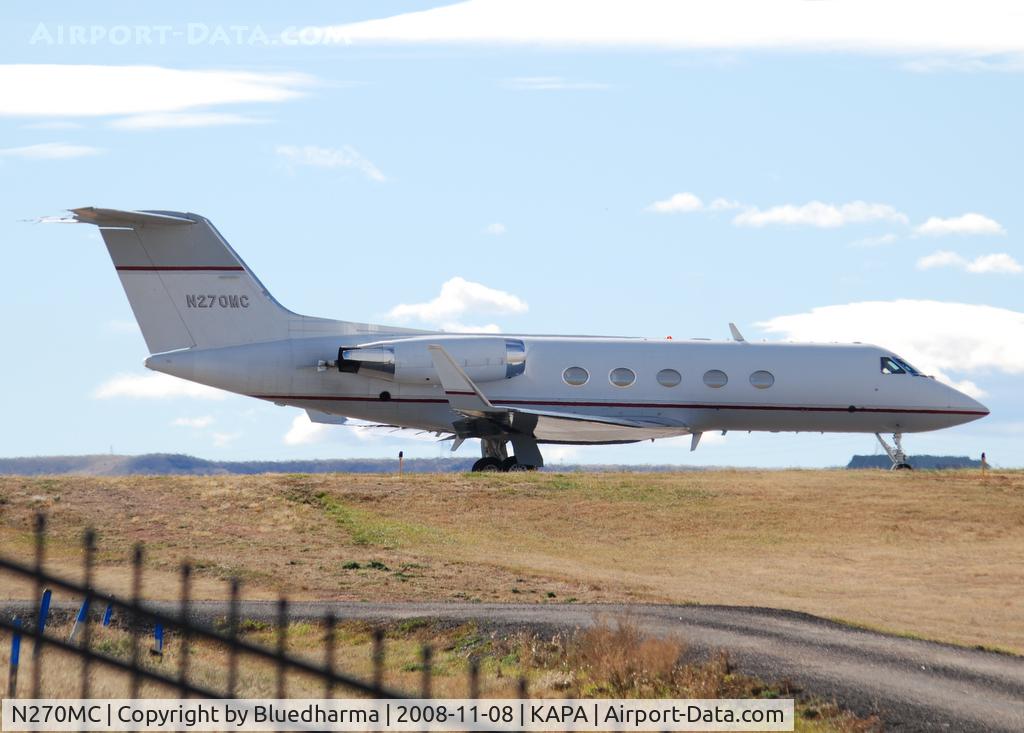 N270MC, 1982 Gulfstream American G-1159A Gulfstream III C/N 374, Position and Hold for 17L.