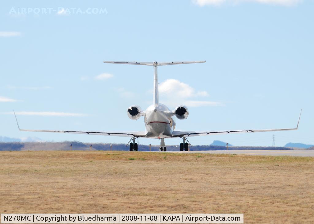 N270MC, 1982 Gulfstream American G-1159A Gulfstream III C/N 374, Position and Hold for 17L.