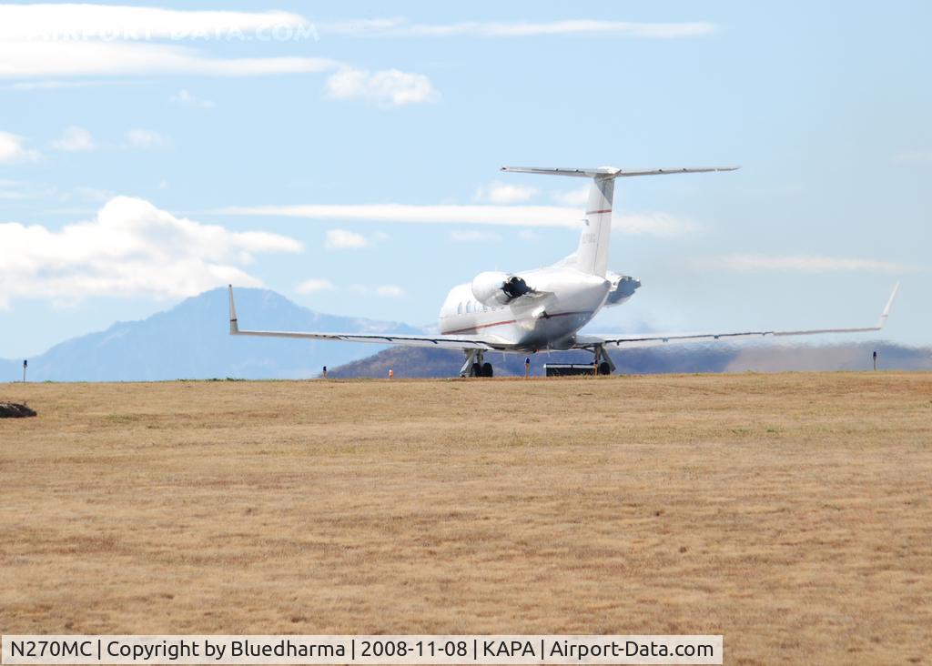 N270MC, 1982 Gulfstream American G-1159A Gulfstream III C/N 374, Takeoff on 17L.