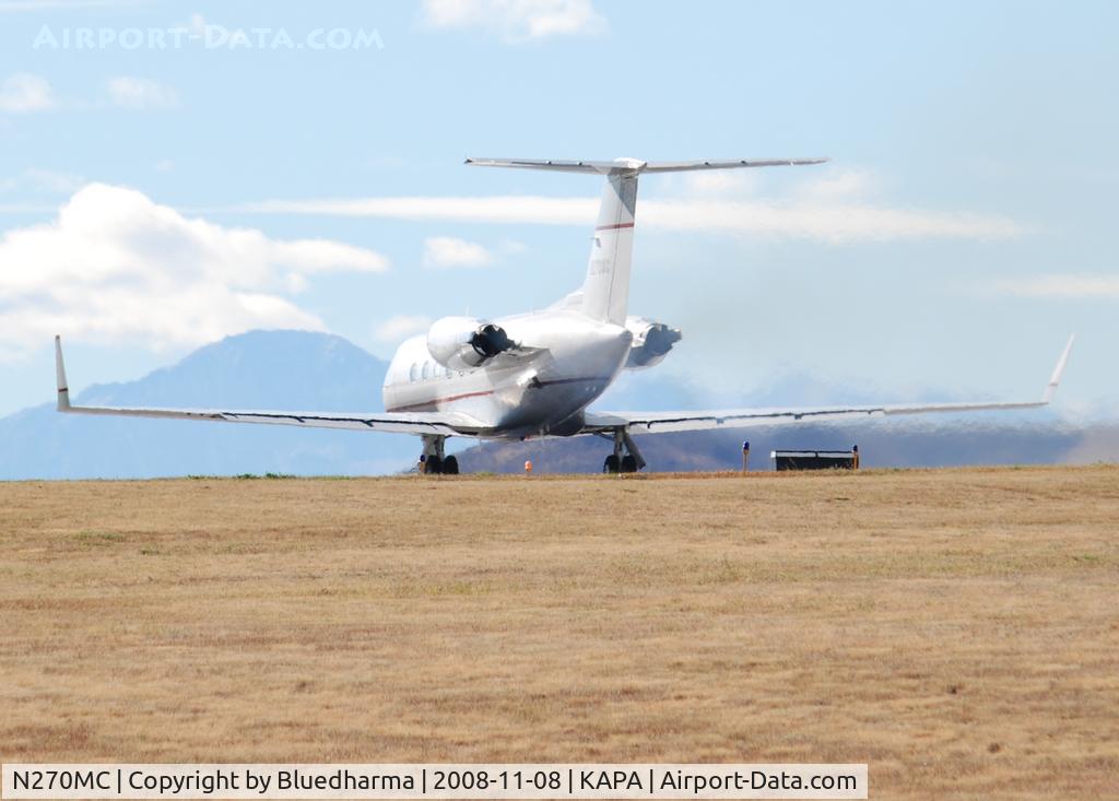 N270MC, 1982 Gulfstream American G-1159A Gulfstream III C/N 374, Takeoff on 17L.