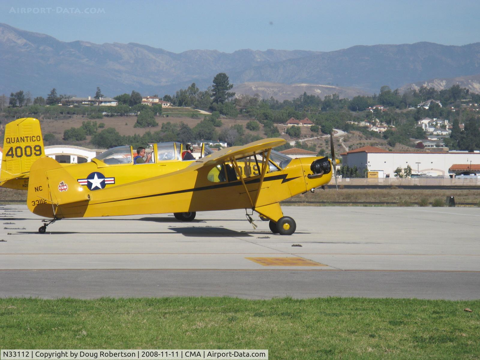 N33112, 1940 Piper J3C-65 Cub Cub C/N 5830, 1940 Piper J3C-65 CUB, Continental C90 90 Hp upgrade