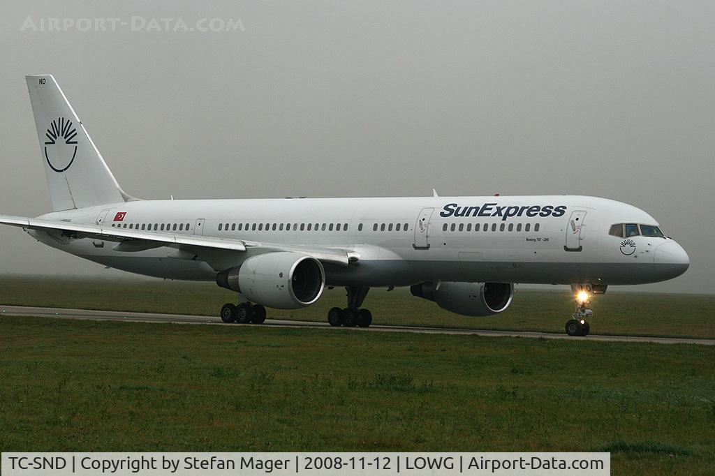 TC-SND, 1993 Boeing 757-2Q8 C/N 26268, Sun Express B.757