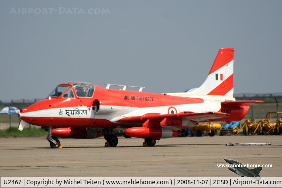 U2467, Hindustan Aeronautics HJT-16 Kiran II, Surya Kiran aerobatic team from Indian Air Force