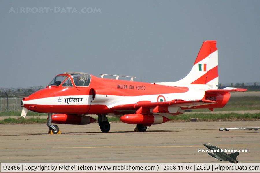 U2466, Hindustan Aeronautics HJT-16 Kiran II, Surya Kiran aerobatic team from Indian Air Force