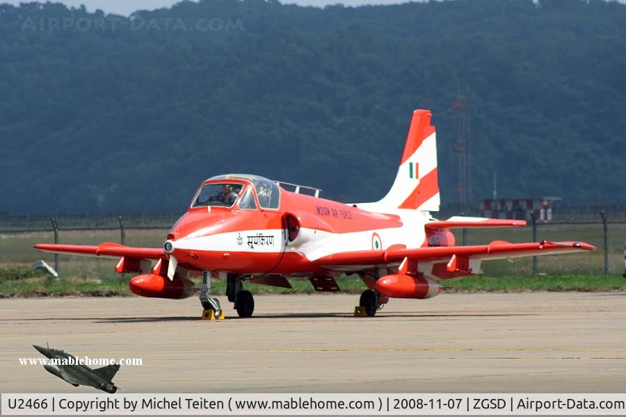 U2466, Hindustan Aeronautics HJT-16 Kiran II, Surya Kiran aerobatic team from Indian Air Force