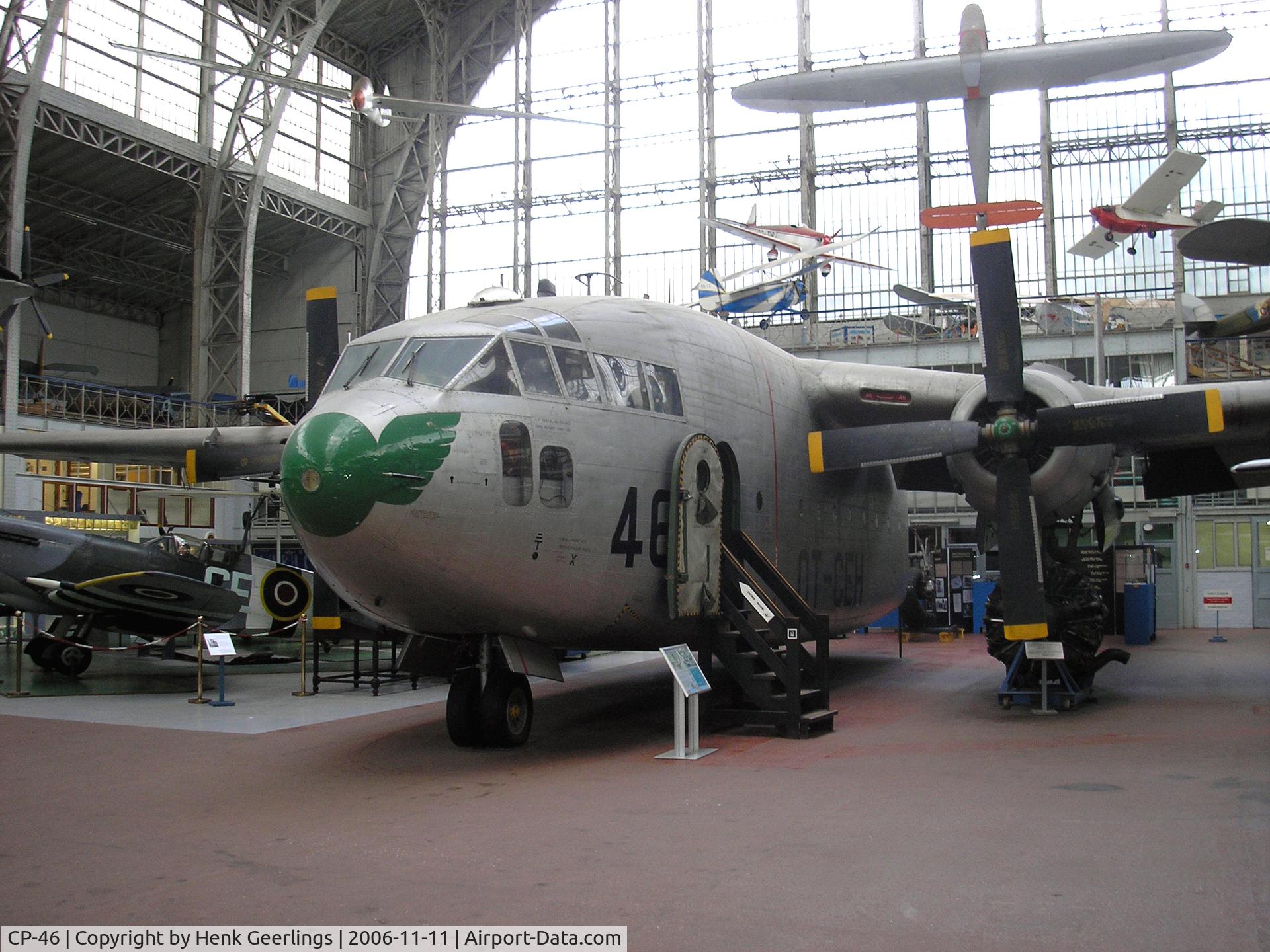CP-46, 1953 Fairchild C-119G Flying Boxcar C/N 254, Brussels Air Museum, 11 nov 2006