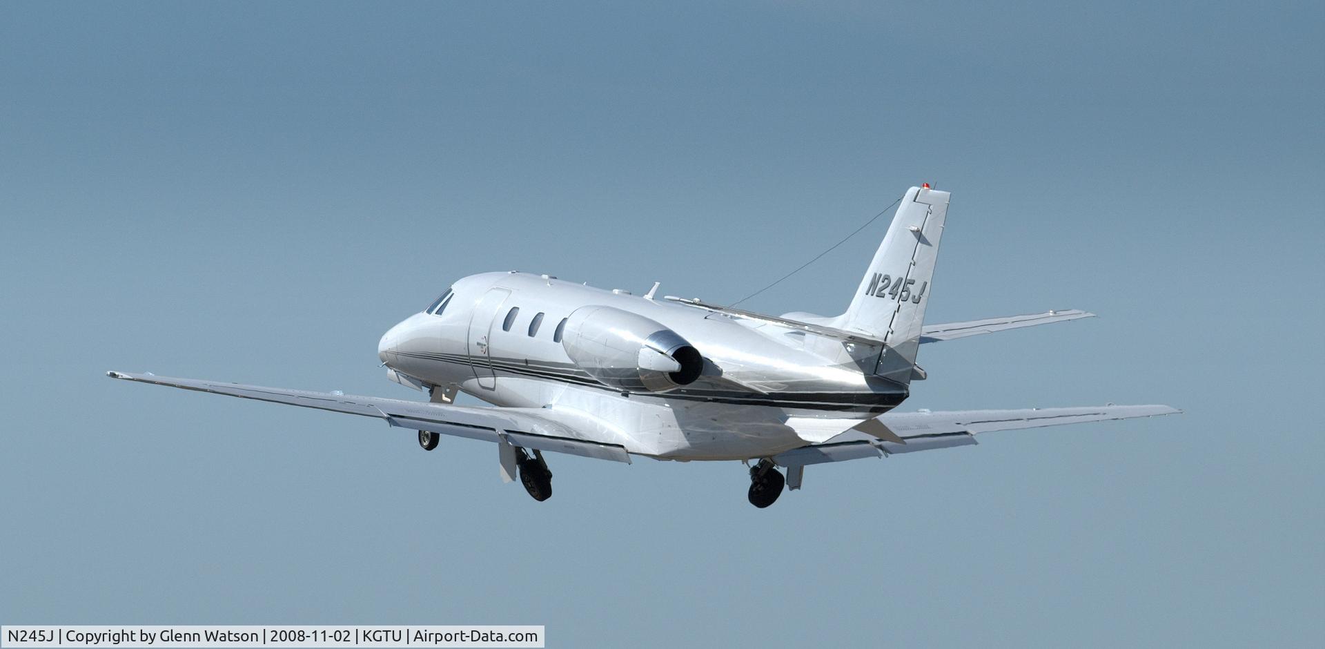 N245J, 2002 Cessna 560XL Citation Excel C/N 5605245, Cessna going wheels up