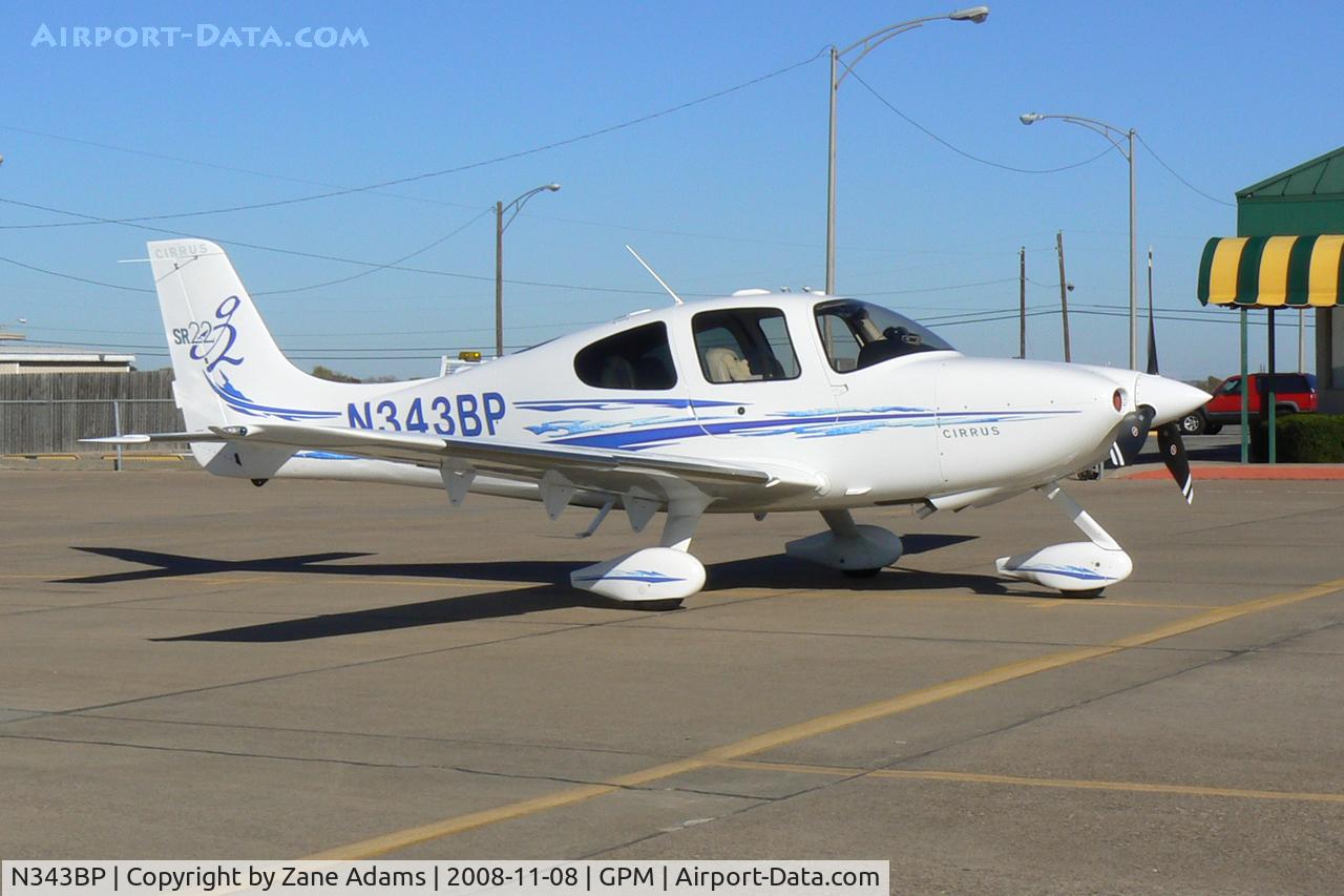 N343BP, 2007 Cirrus SR22 G2 C/N 2340, At Grand Prairie Municipal