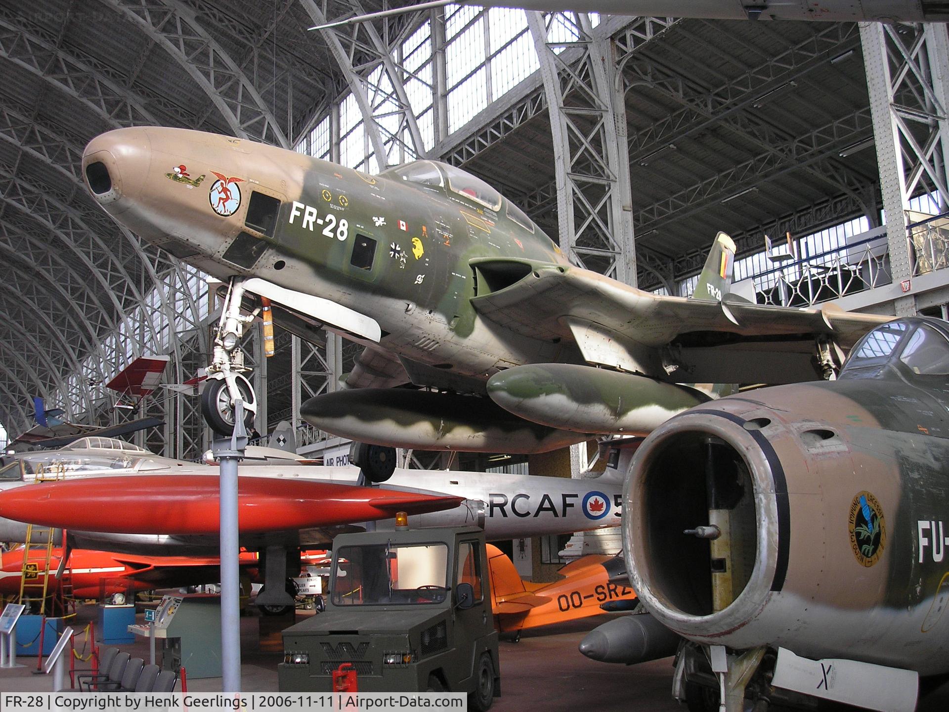FR-28, 1955 Republic RF-84F Thunderflash C/N 52-7346, Brussels Air Museum, 11 nov 2006