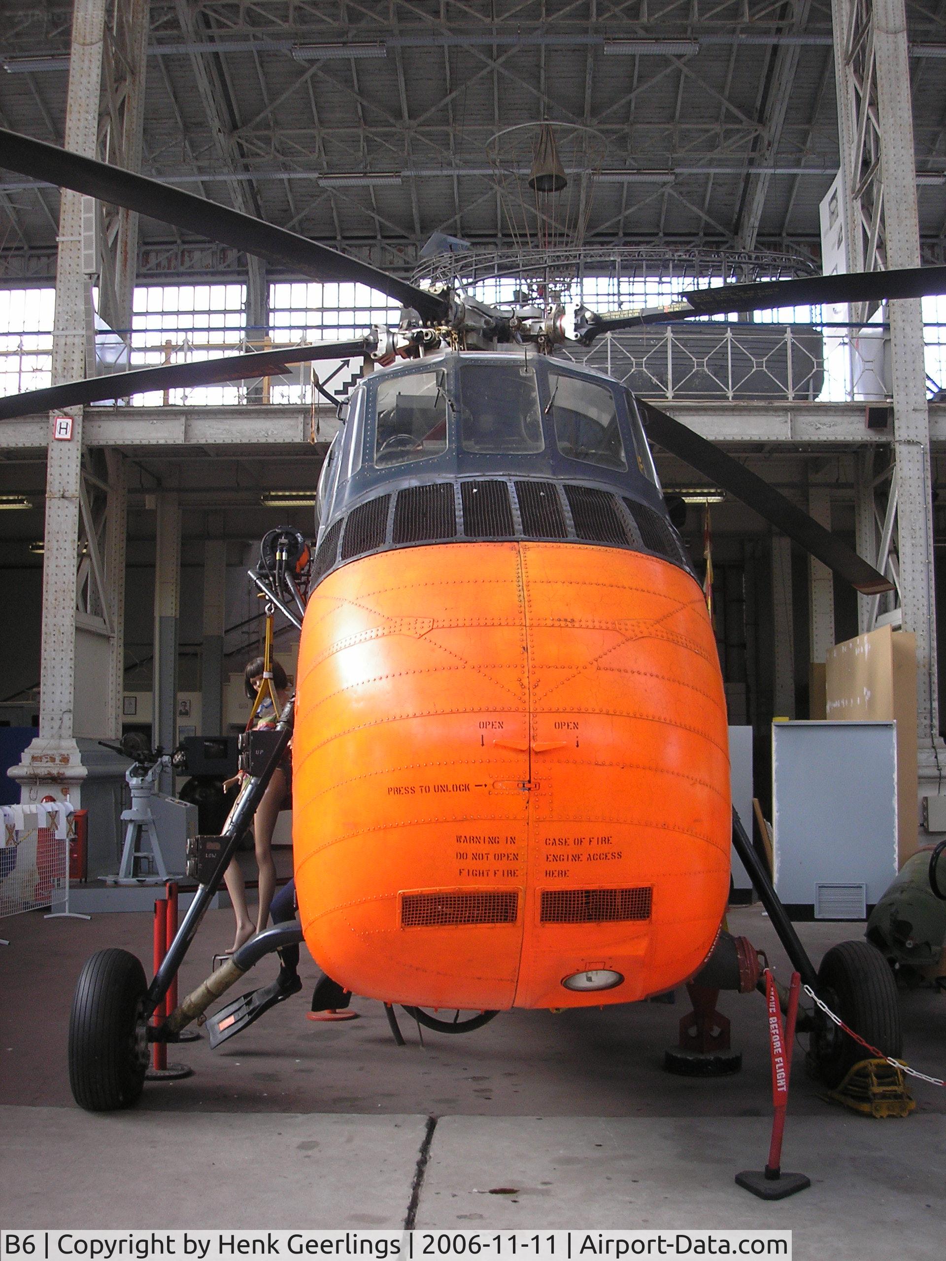 B6, Sikorsky HSS-1 Seabat C/N SA181, Brussels Air Museum, 11 nov 2006