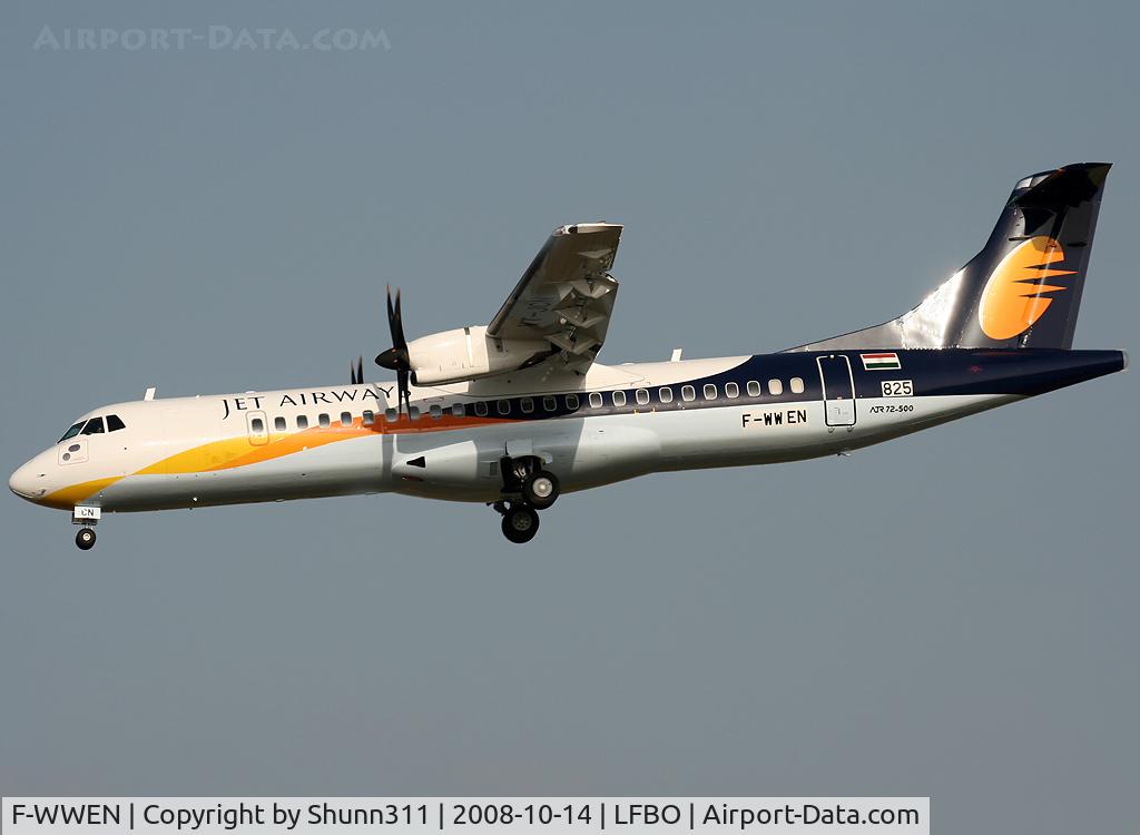 F-WWEN, 2008 ATR 72-212A C/N 825, C/n 0825 - To be VT-JCN