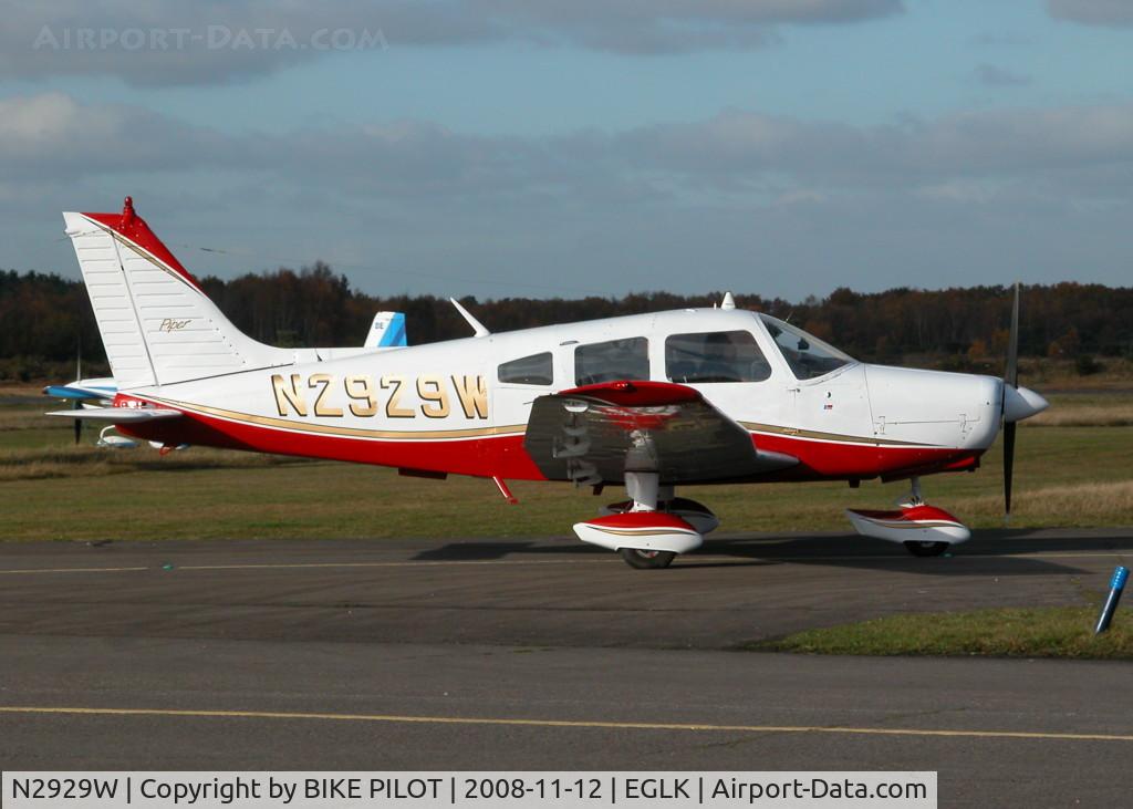 N2929W, 1974 Piper PA-28-151 Cherokee Warrior C/N 28-7415457, VISITING PA-28