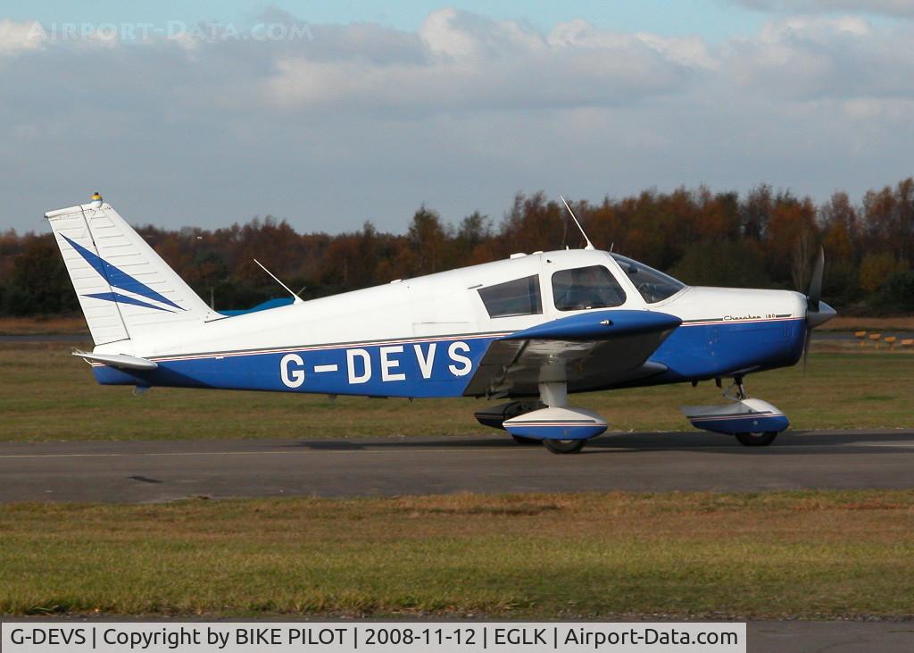 G-DEVS, 1962 Piper PA-28-180 Cherokee C/N 28-830, BLACKBUSHE RESIDENT