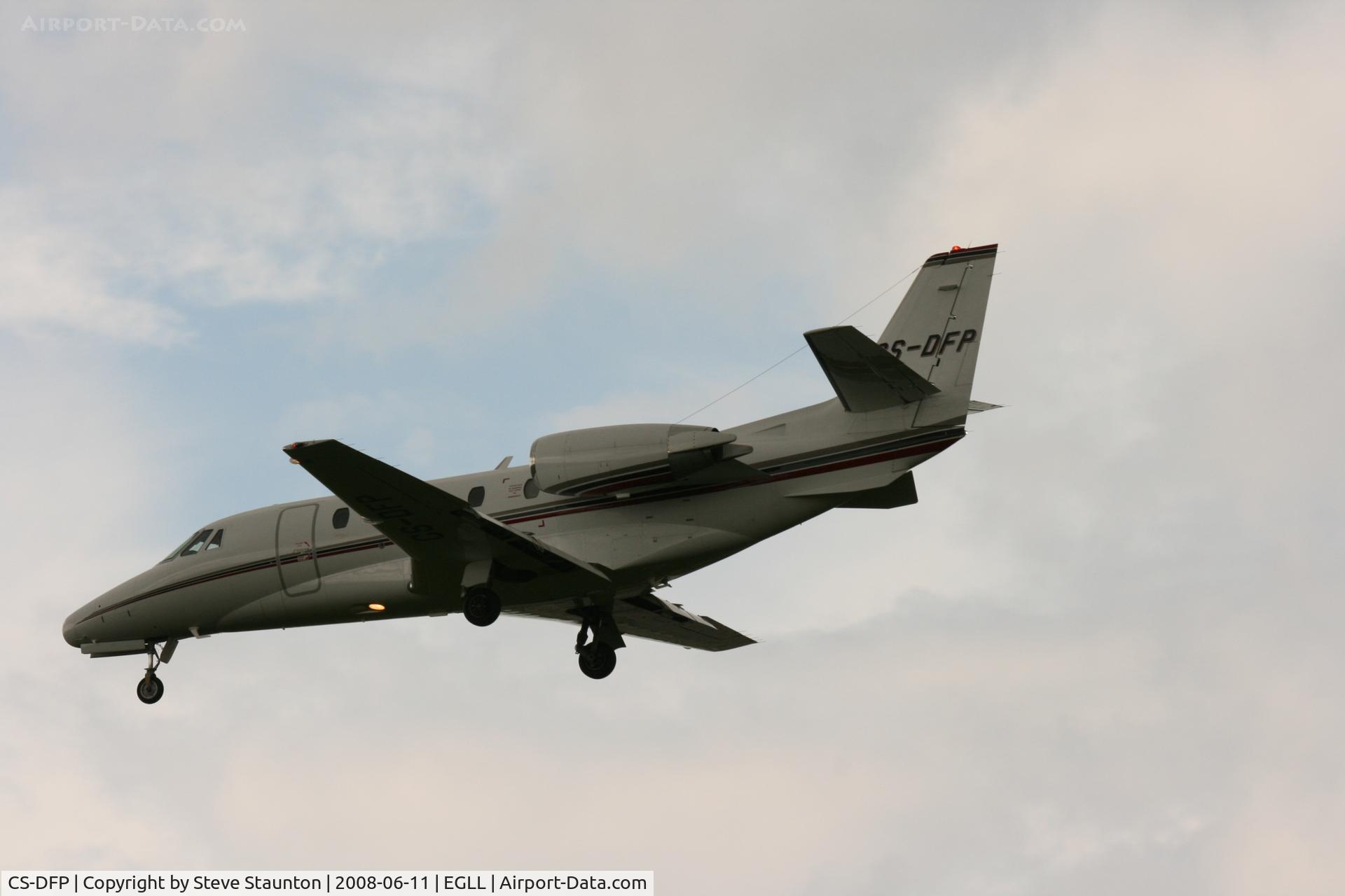 CS-DFP, 2003 Cessna 560 Citation Excel C/N 560-5315, Taken at London Heathrow 11th June 2008