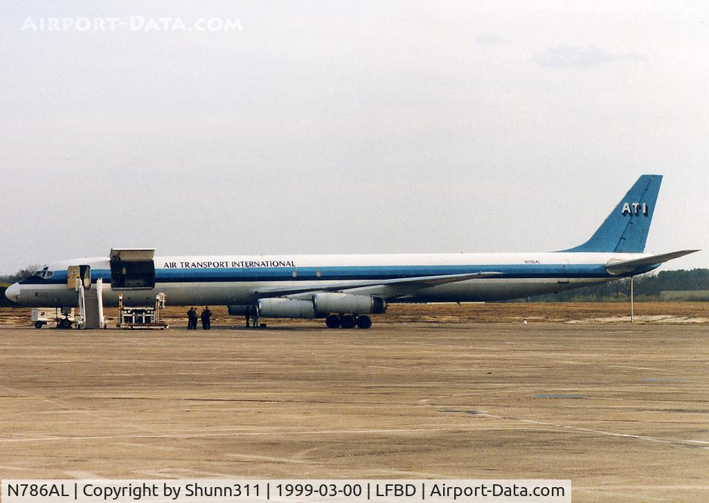 N786AL, 1969 Douglas DC-8-63 C/N 46121, Parked at the Cargo area...