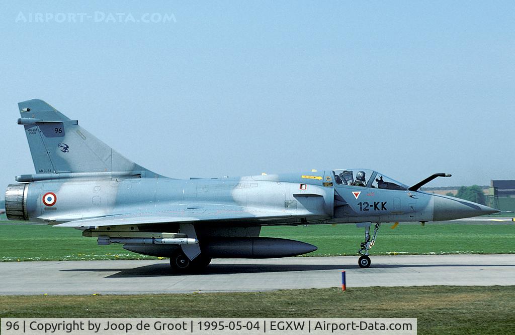 96, Dassault Mirage 2000C C/N 355, EC 2/12 (SPA 173) detachemnt to the ACMI range.