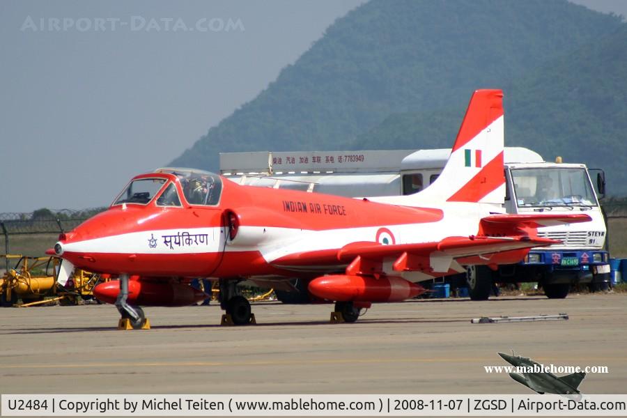 U2484, Hindustan Aeronautics HJT-16 Kiran II, Surya Kiran aerobatic team from Indian Air Force