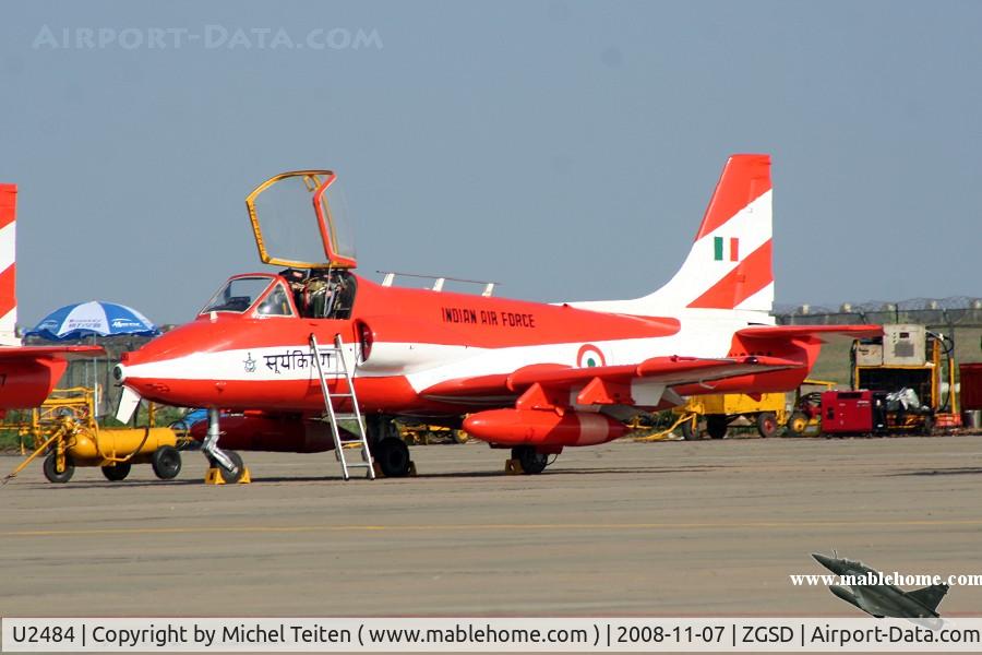 U2484, Hindustan Aeronautics HJT-16 Kiran II, Surya Kiran aerobatic team from Indian Air Force