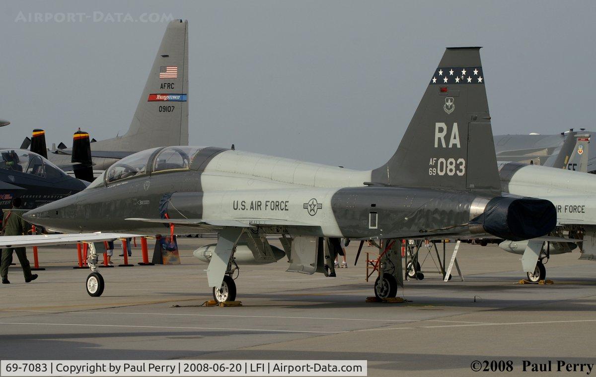 69-7083, 1969 Northrop T-38A Talon C/N T.6233, The other Talon in for static
