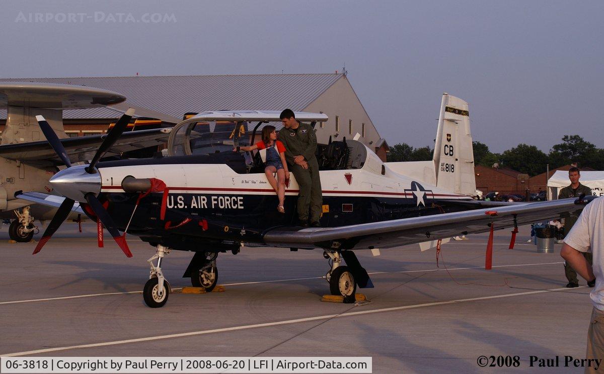06-3818, 2006 Raytheon T-6A Texan II C/N PT-373, A future pilot getting some insights