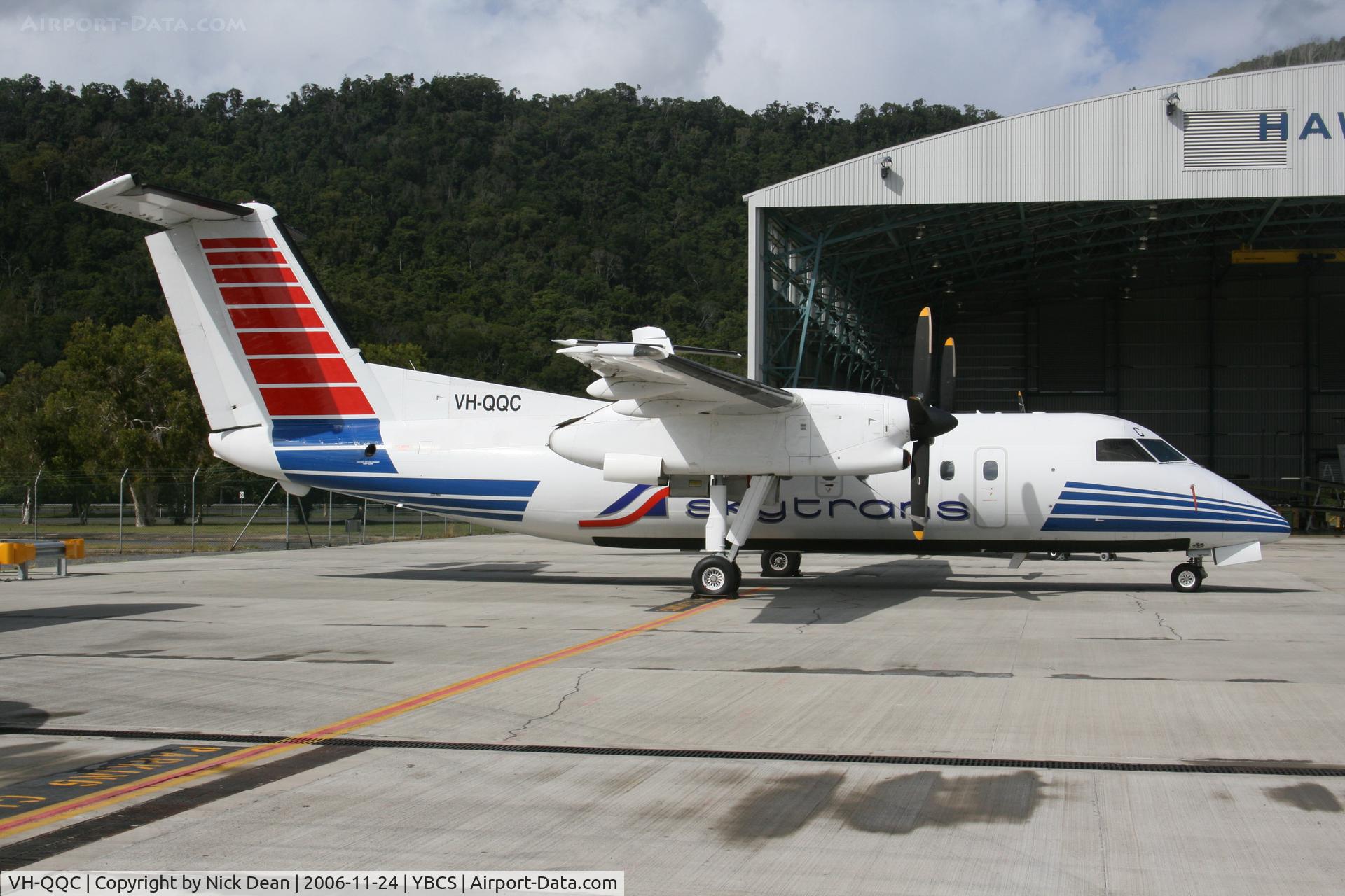 VH-QQC, 1985 De Havilland Canada DHC-8-102 Dash 8 C/N 008, /