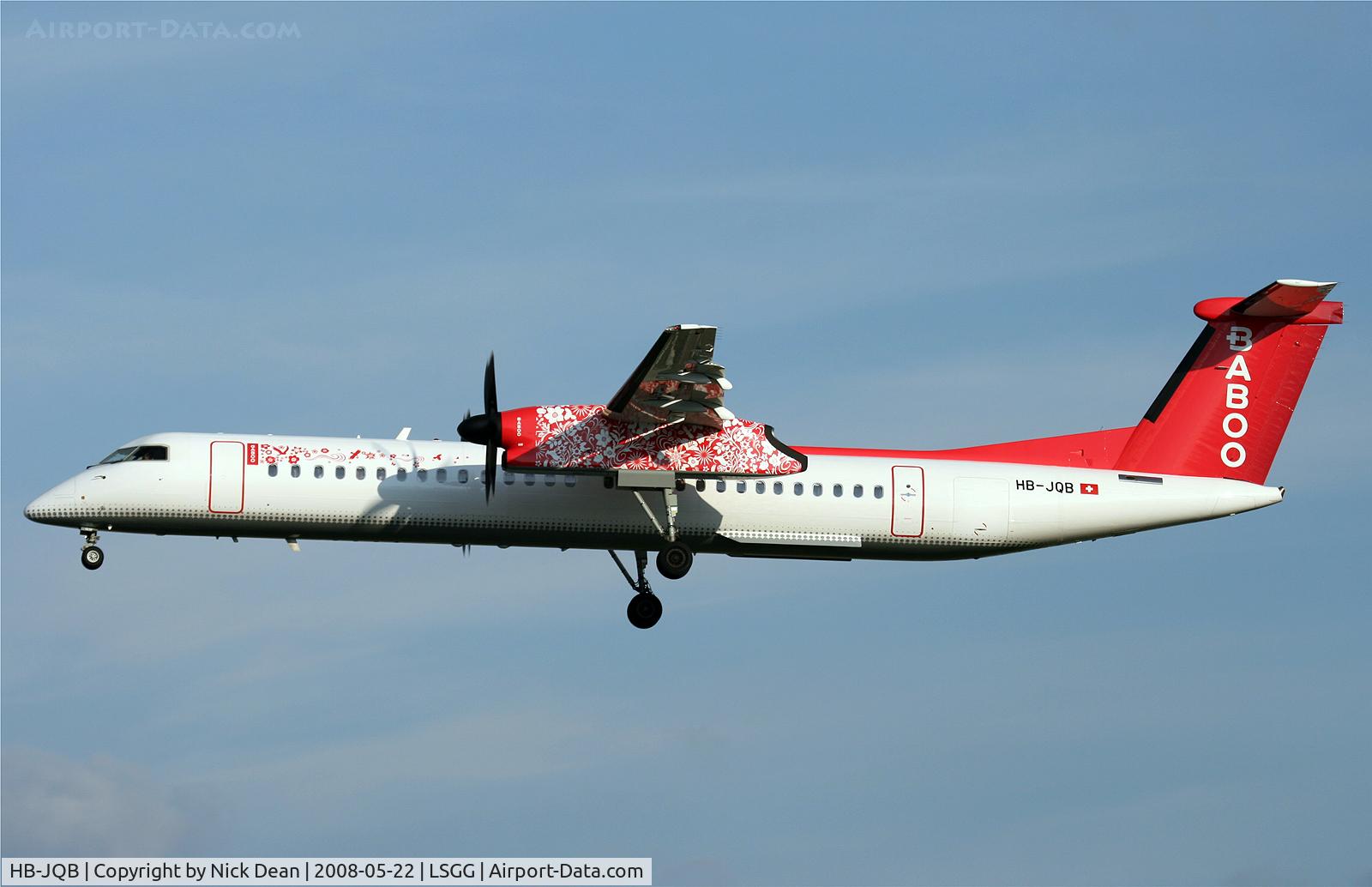 HB-JQB, 2007 De Havilland Canada DHC-8-402Q Dash 8 C/N 4175, /