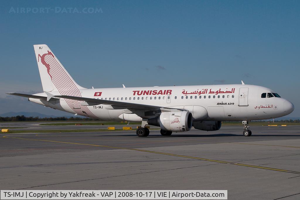 TS-IMJ, 1998 Airbus A319-114 C/N 869, Tunis Air Airbus 319