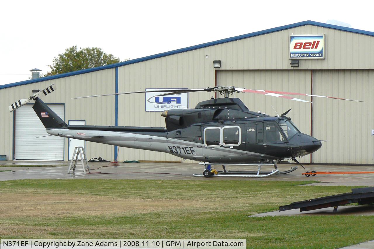 N371EF, 2007 Bell 412EP C/N 36448, At Grand Prairie Municipal