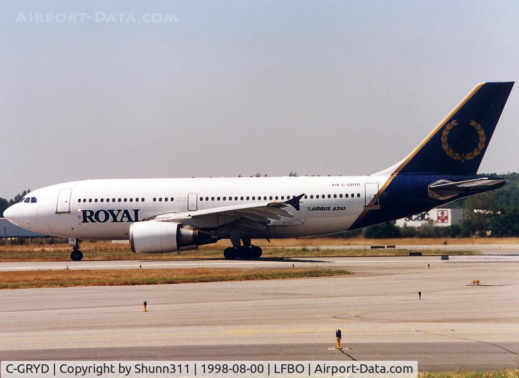 C-GRYD, 1987 Airbus A310-304 C/N 435, Ready for take off rwy 14L