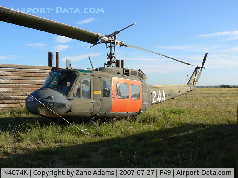 N4074K, Bell UH-1H Iroquois C/N 12245, At the Texas Air Museum - Slaton, TX