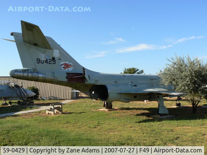 59-0429, 1959 McDonnell F-101B Voodoo C/N 753, At the Texas Air Museum - Slaton, TX
