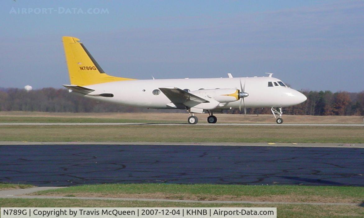 N789G, 1962 Grumman G-159 Gulfstream 1 C/N 89, Parked on ramp in front of Terminal....