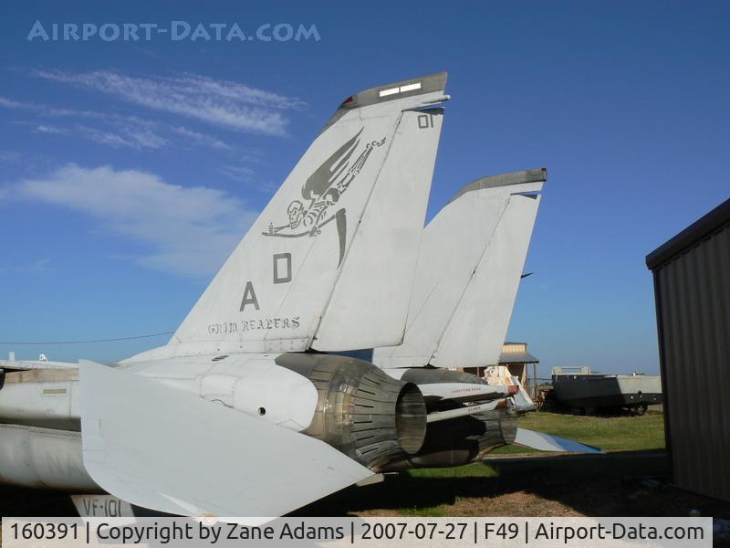 160391, Grumman F-14A Tomcat C/N 247, At the Texas Air Museum - Slaton, TX